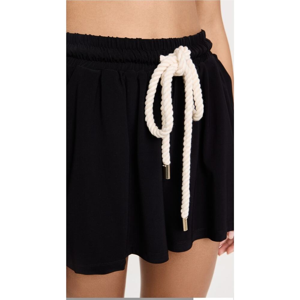 Ramy Brook Black Rope Trim Leah Shorts S beachy resort wear vacation summer - Picture 4 of 13